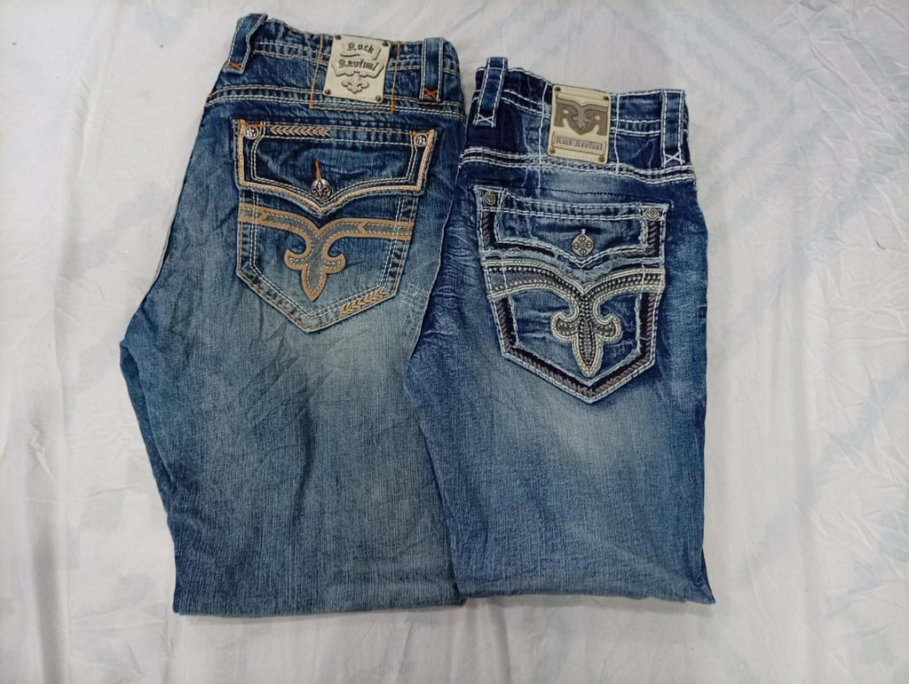 CR9807 Vintage Rock Revival Men’s Jeans