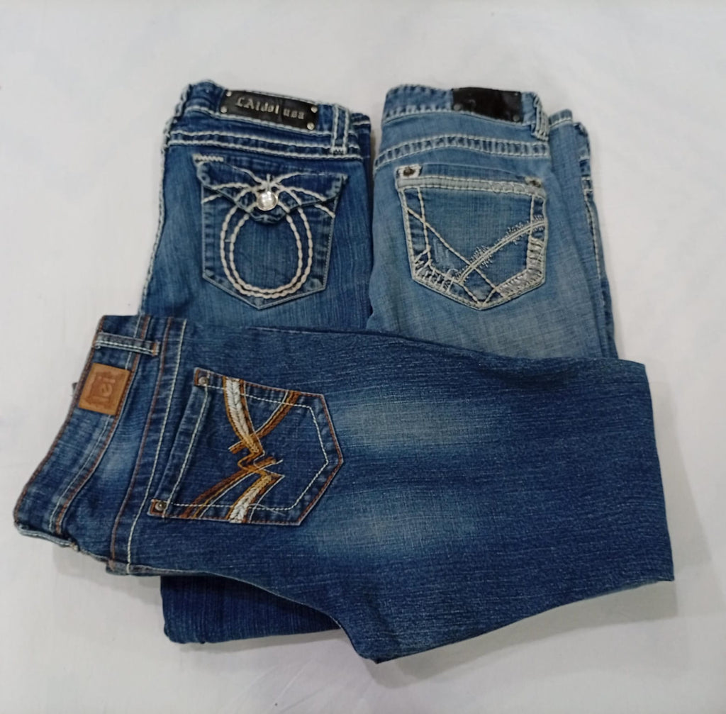 CR9941 Y2K Flare & Straight Jeans