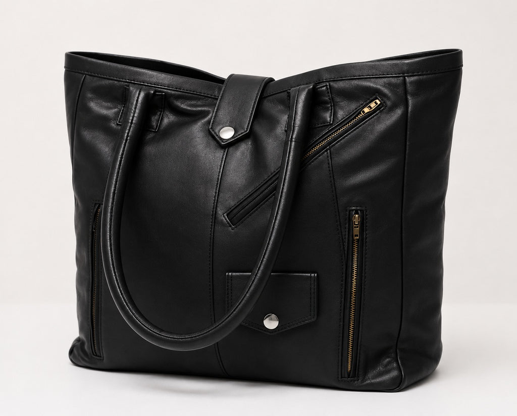 CR1919 UPCYCLED LEATHER TOTE BAG