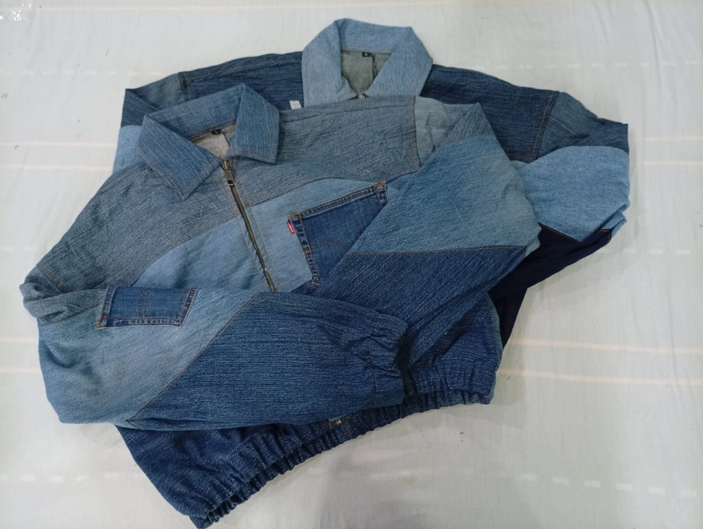 CR10541 Upcycled Levi’s Cropped Jackets