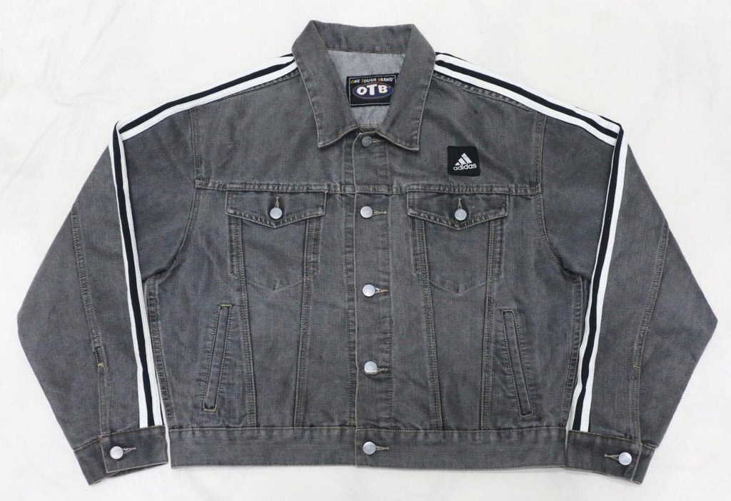 CR1811 UPCYCLED SPORT STRIPE DENIM JACKET