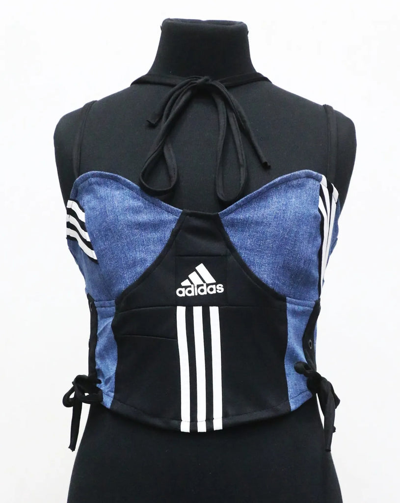 CR1436 Upcycled Corset Top