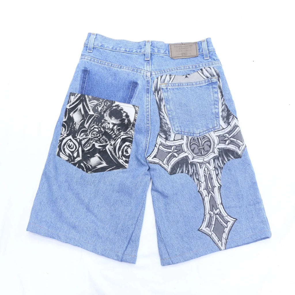CR588 Upcycled Edge Revival Denim Jorts