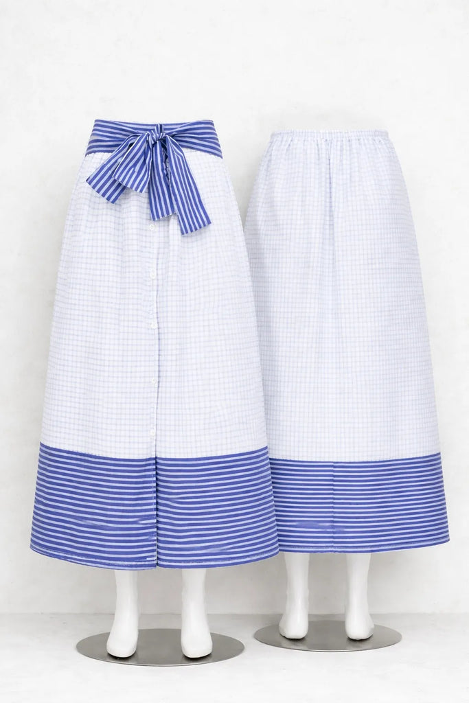 CR1478 Upcycled Maxi Skirt
