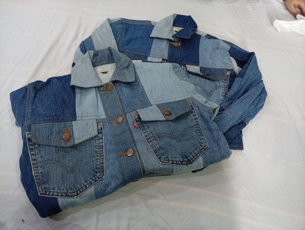 CR11022 Upcycled Levi’s Cropped Jackets