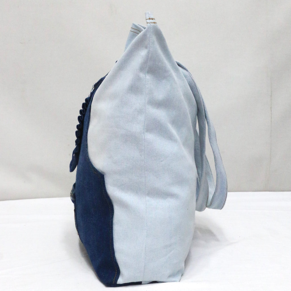 CR1874 UPCYCLED DENIM TOTE BAG