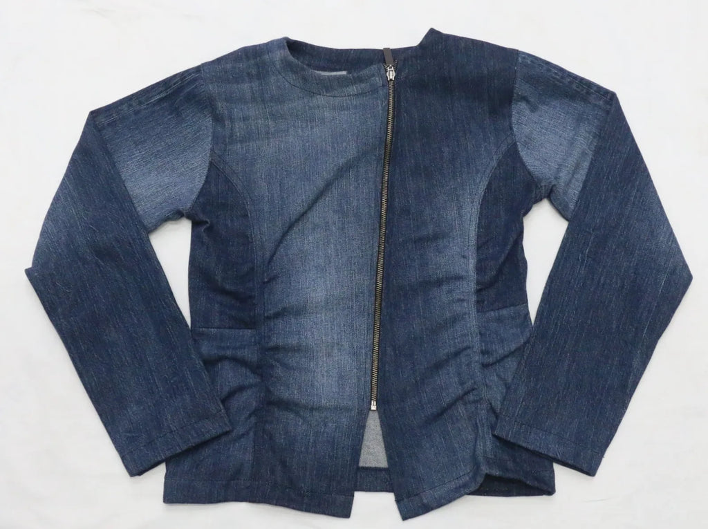 CR25 Upcycled Denim Fitted Jacket