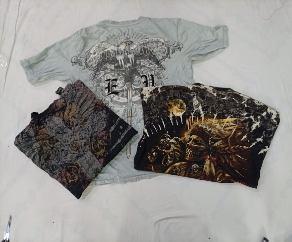 CR10359 Vintage Skull T-Shirts