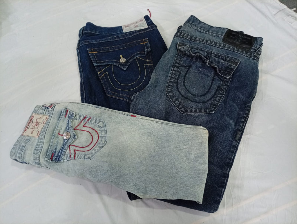CR11059 Vintage True Religion Men’s and Women’s Jeans