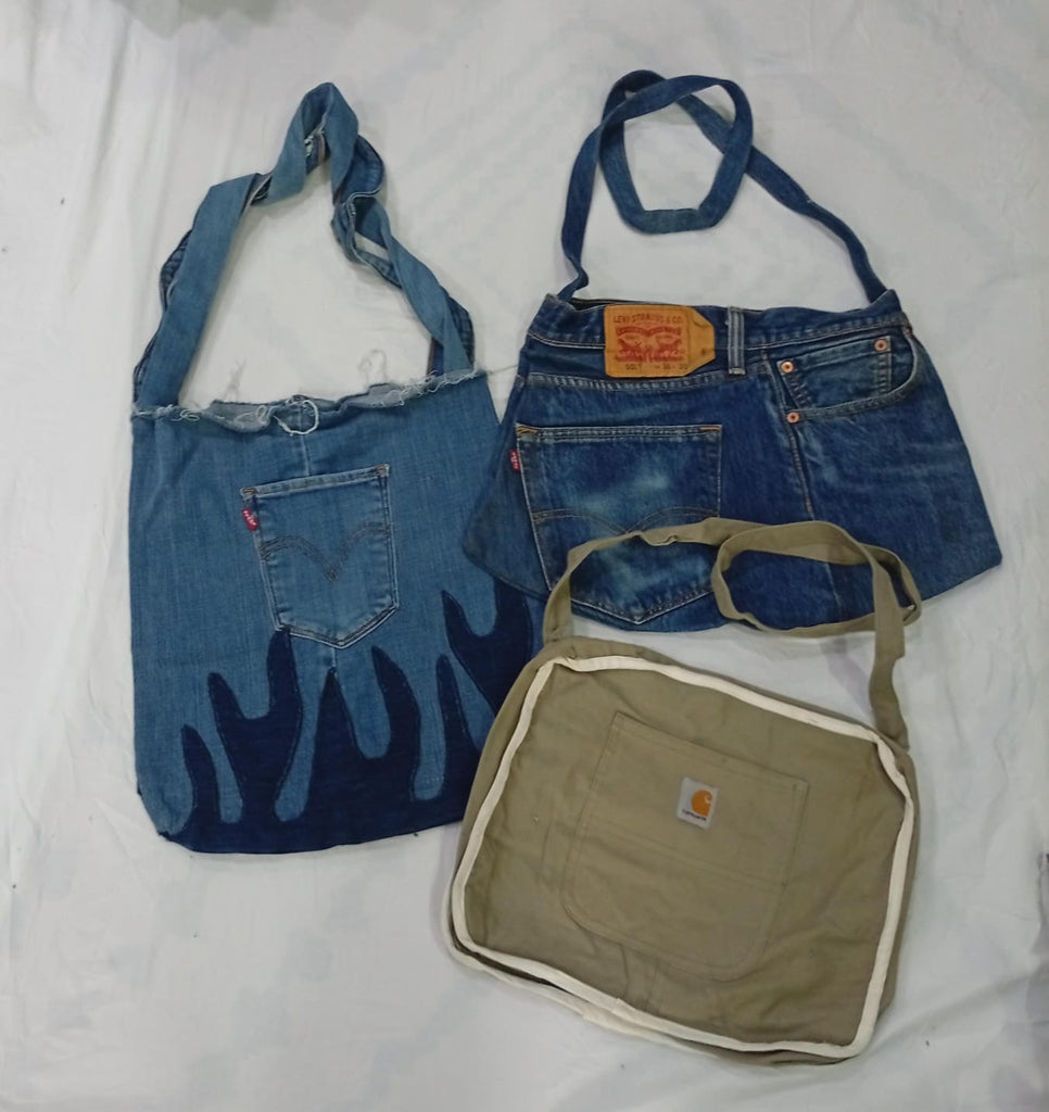 CR9374 Upcycled Mix Branded & Mix Style Bags