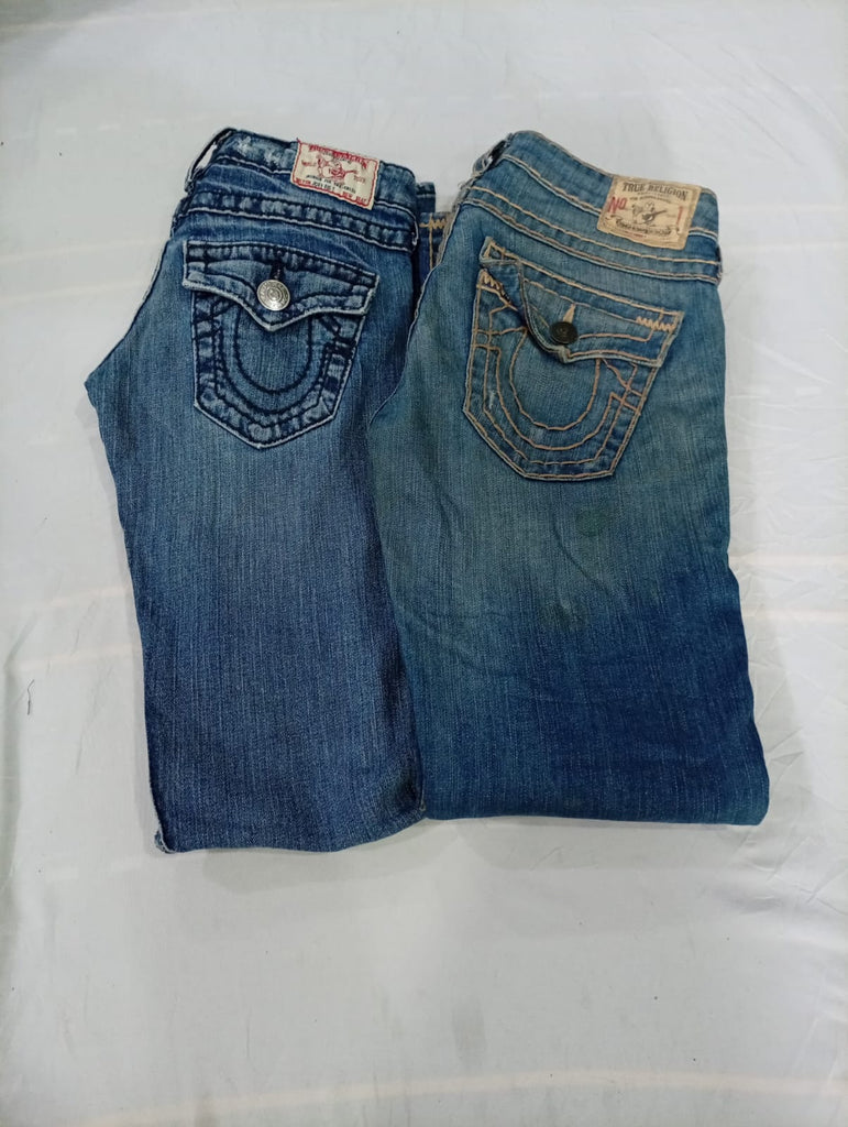 CR11054 Vintage Ture Religion Flare and Straight Jeans
