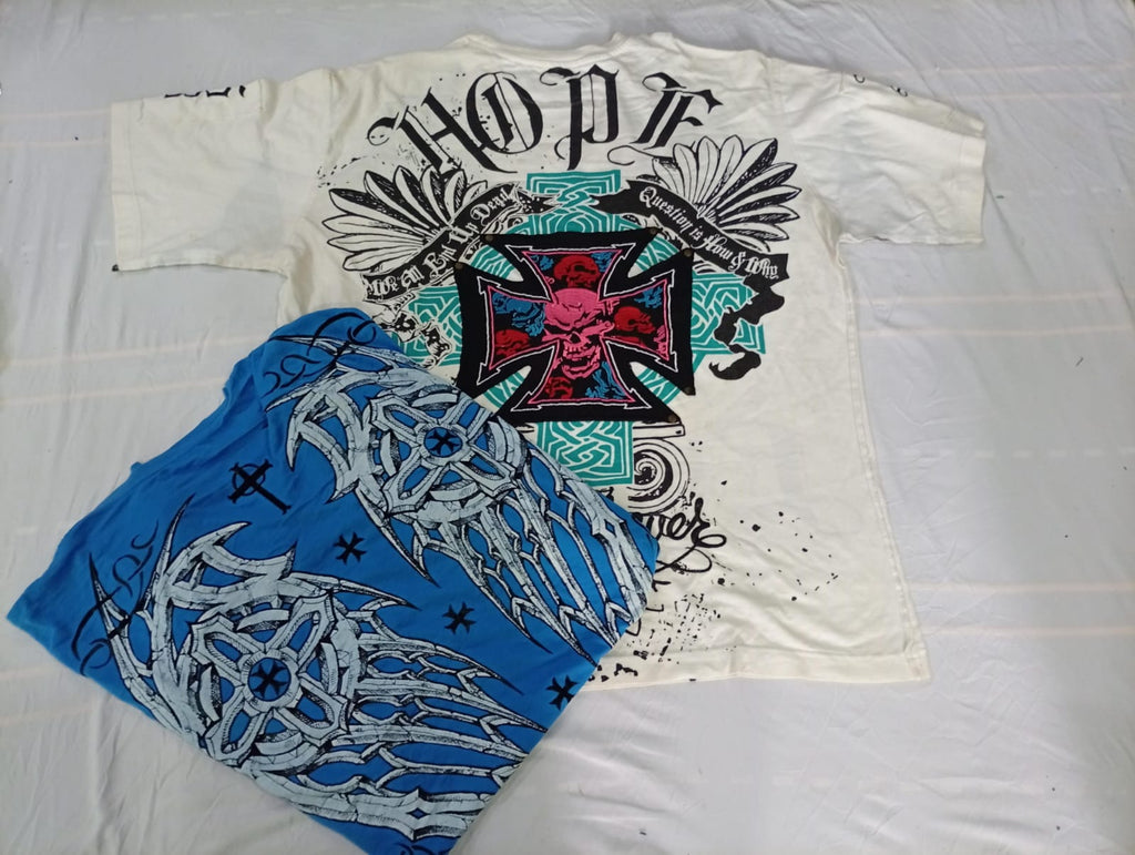 CR11075 Vintage Skull T-Shirts