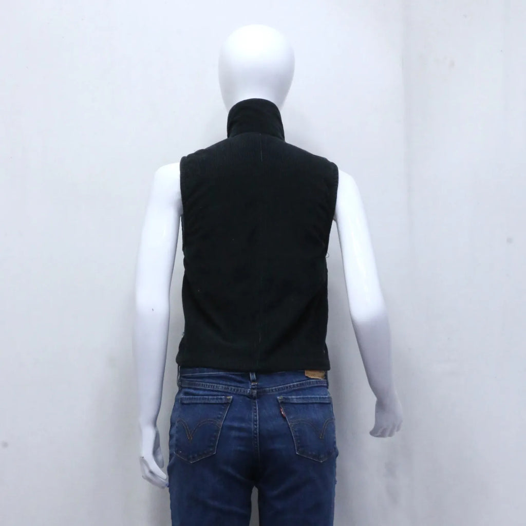 CR1481 Rework Denim Patch Vest – Sleeveless Panel Workwear Top