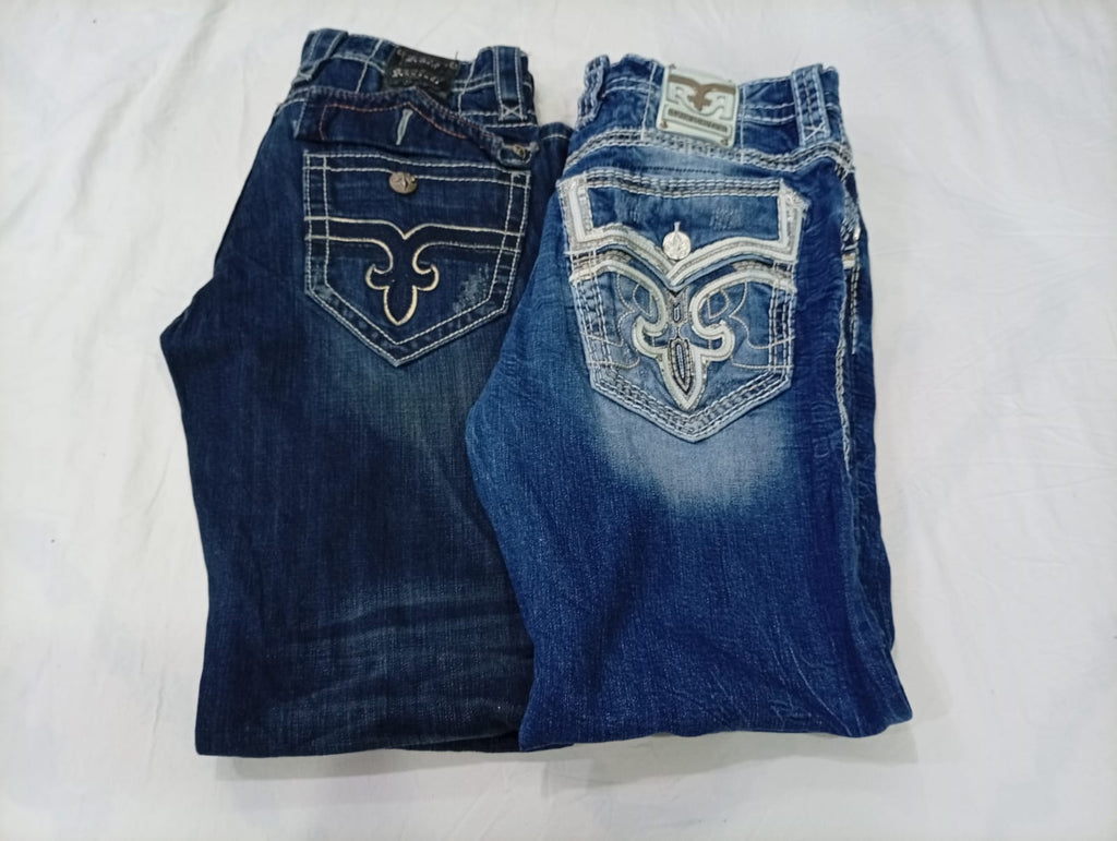 CR10320 Vintage Rock Revival Men’s Jeans