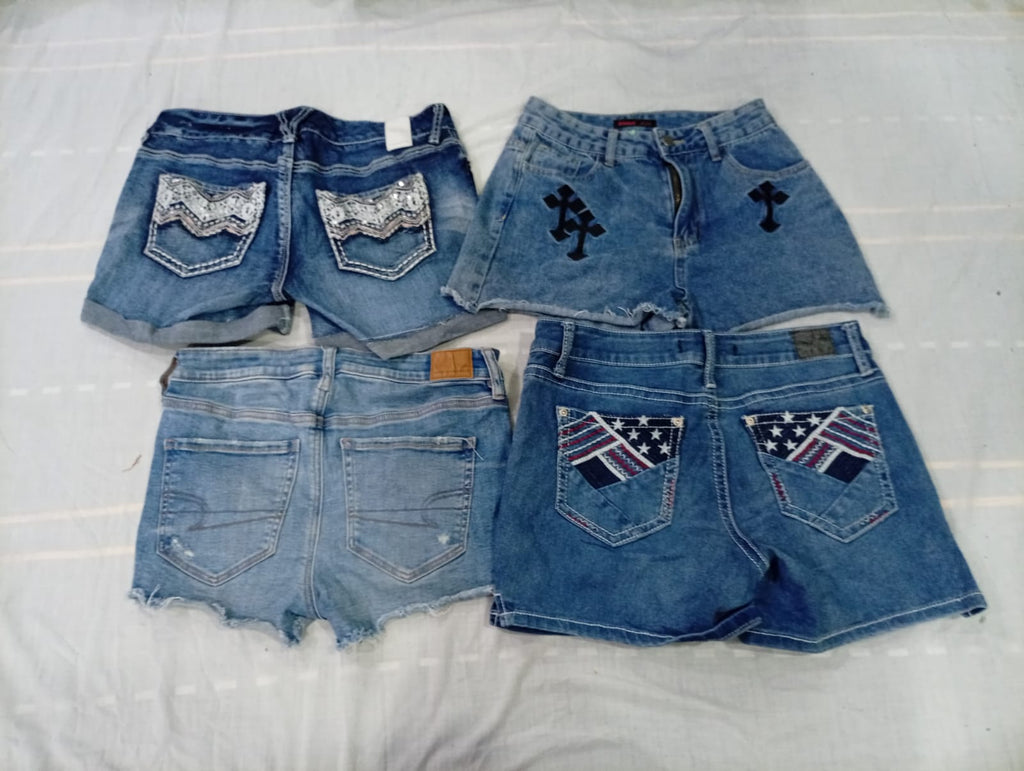 CR10642 Y2K Mini Denim Shorts
