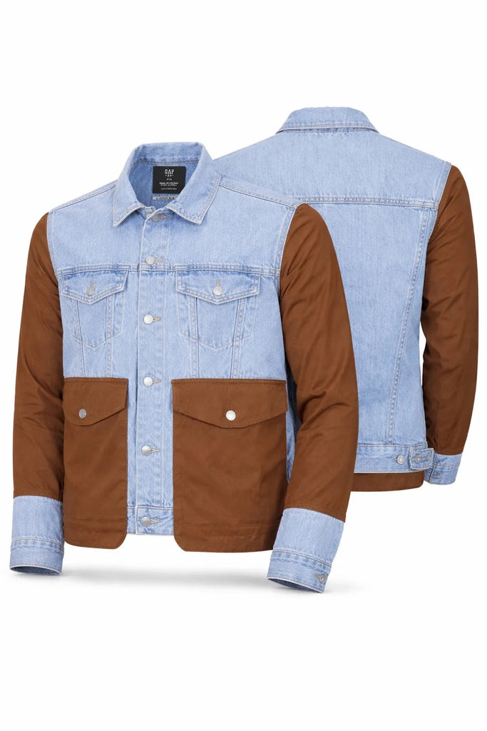 CR1433 Upcycled Dual Tone Utility Jacket