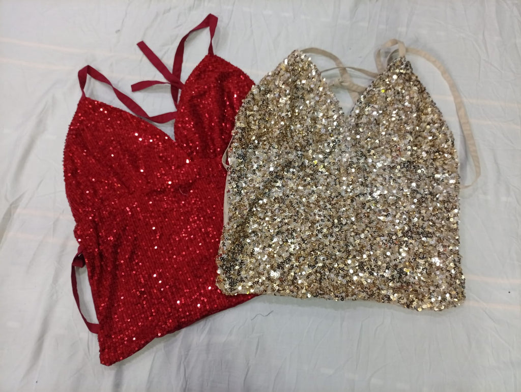 CR10489 Upcycled Beaded Tops