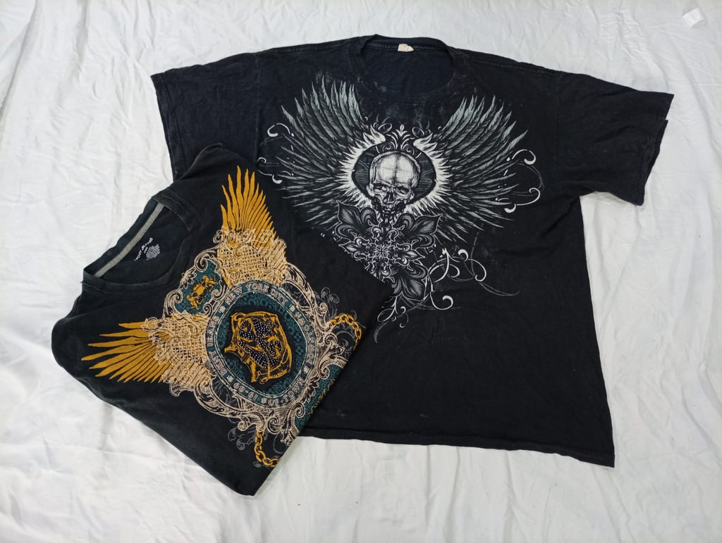 CR10251 Vintage Skull T-Shirts