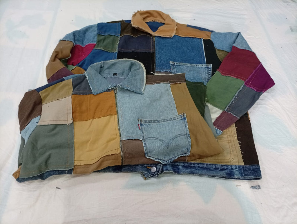 CR11185 Upcycled Levi’s Mix-Style Denim Jackets
