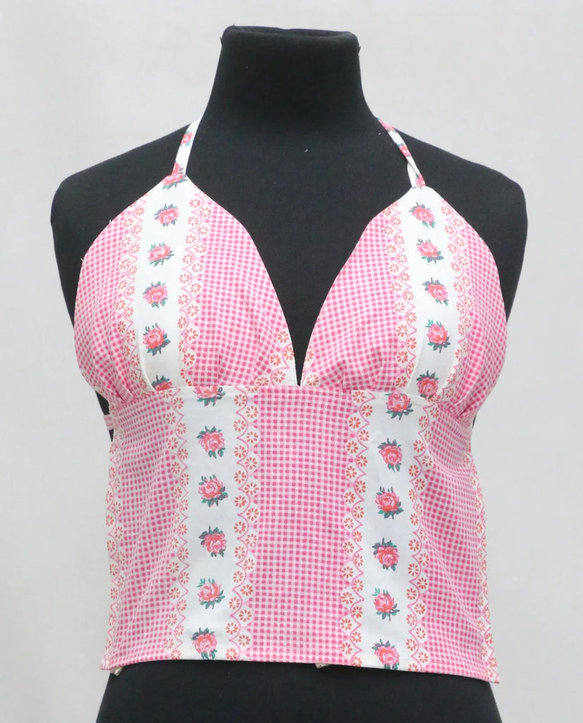 CR1500 Upcycled Halter Top