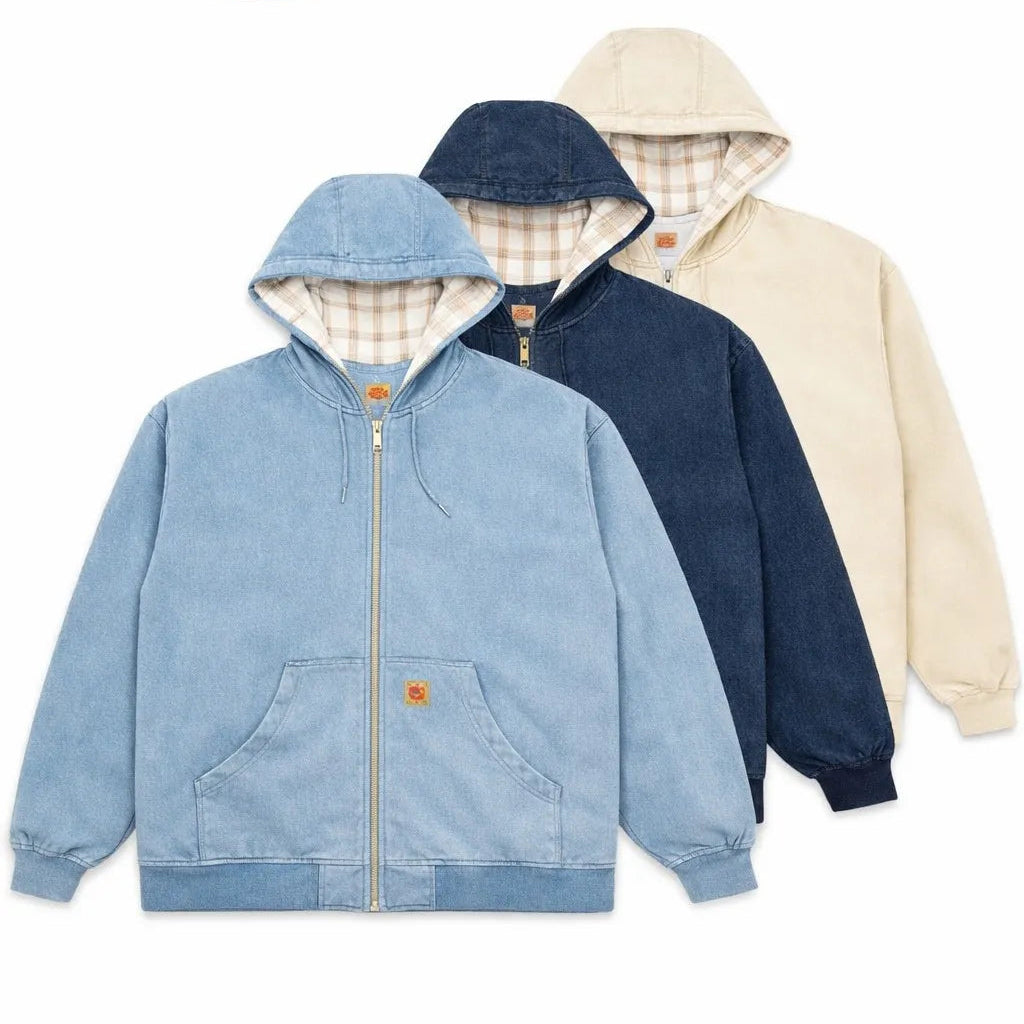 CR1366 Upcycled Carhartt Hooded Jacket