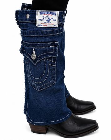CR2078 Upcycled Denim Boot Covers