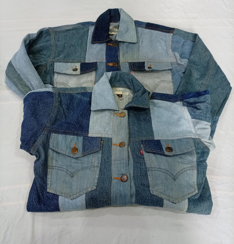 CR11021 Upcycled Levi’s Cropped Jackets