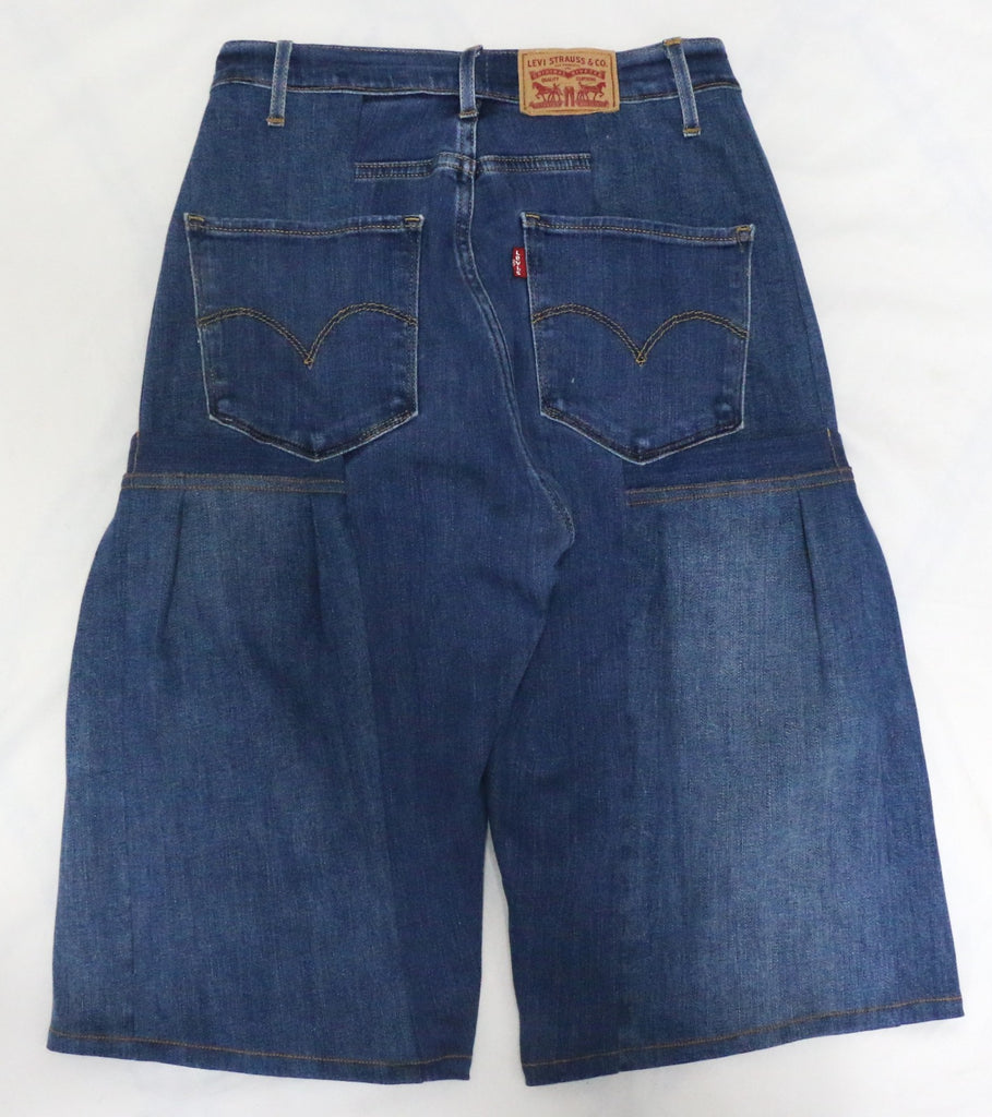 CR1877 UPCYCLED DENIM JORTS