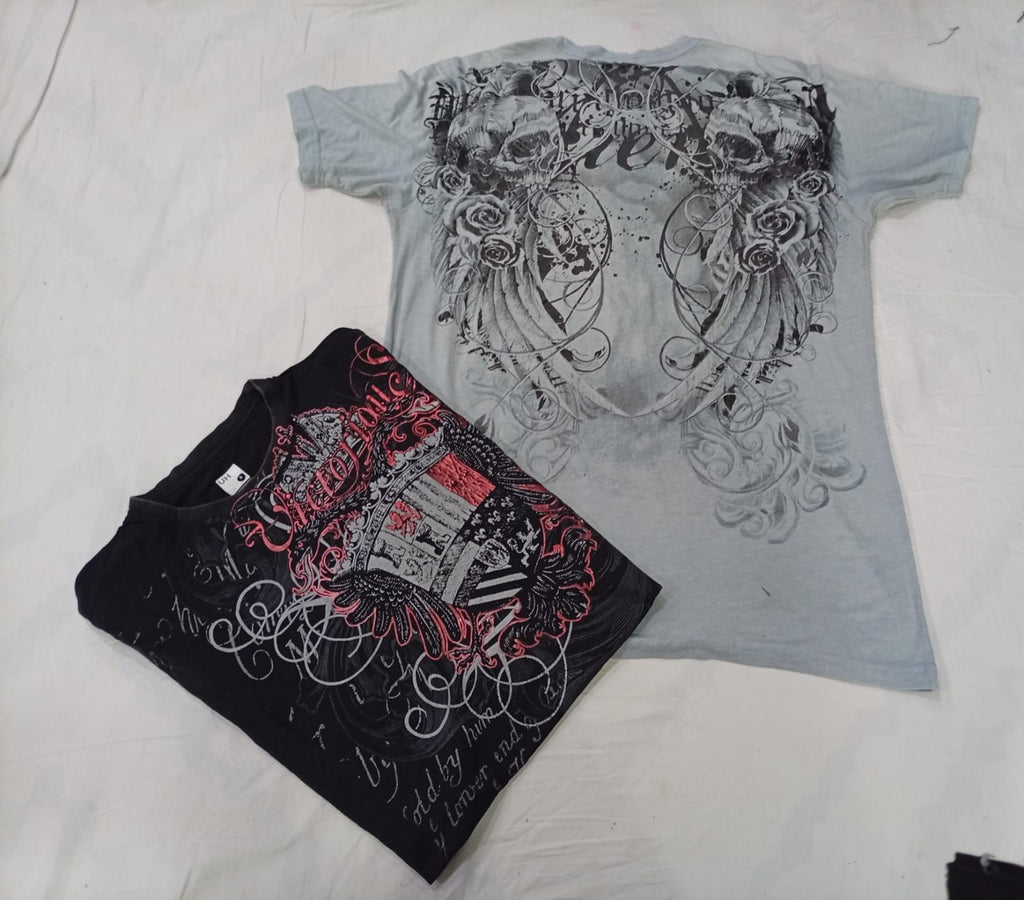 CR10408 Vintage Skull T-Shirts