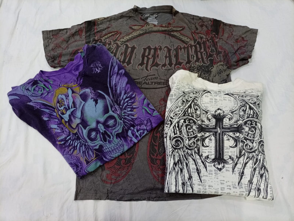 CR10337 Vintage Skull T-Shirts