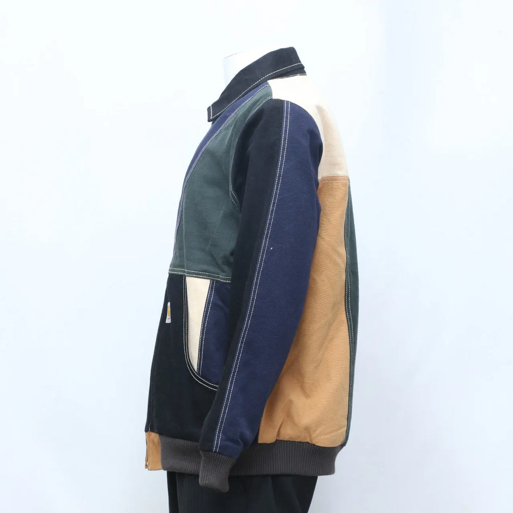 CR635 Upcycled Carhartt Color Block Jacket