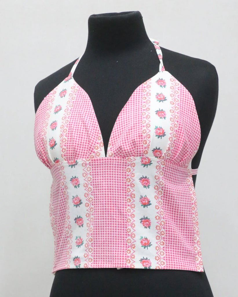 CR1500 Upcycled Halter Top