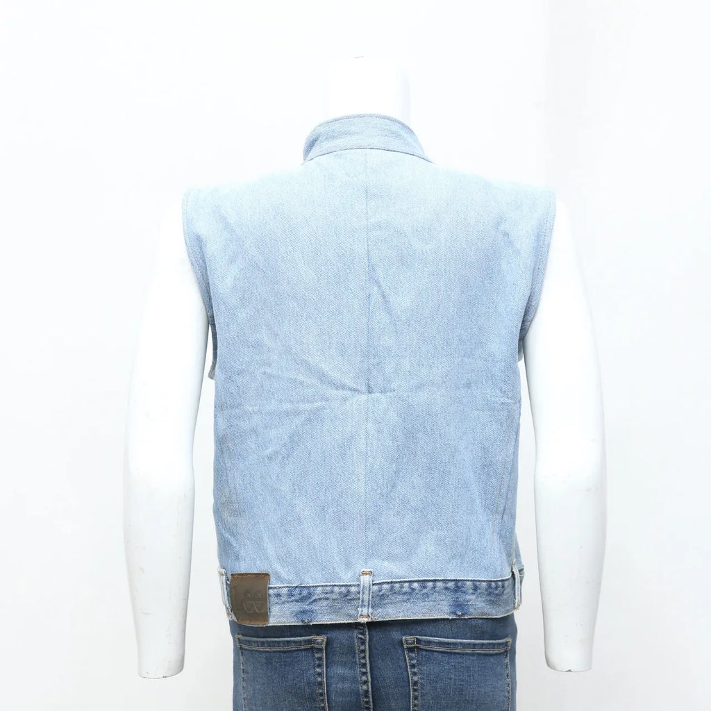 CR0040 Upcycled Denim Vest