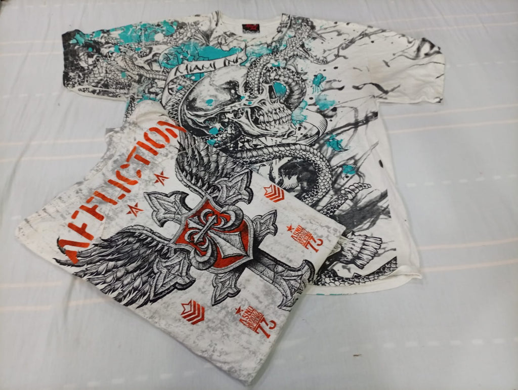 CR10515 Vintage Skull T-Shirts