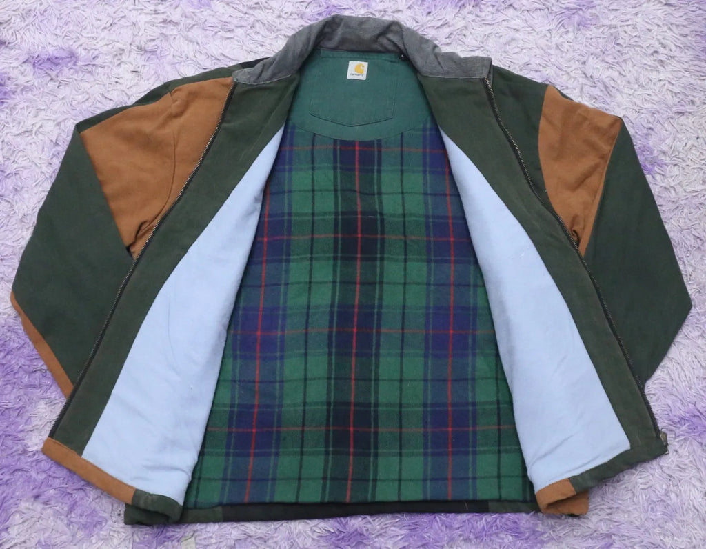 CR1437 Upcycled Earth Block Patchwork Jacket