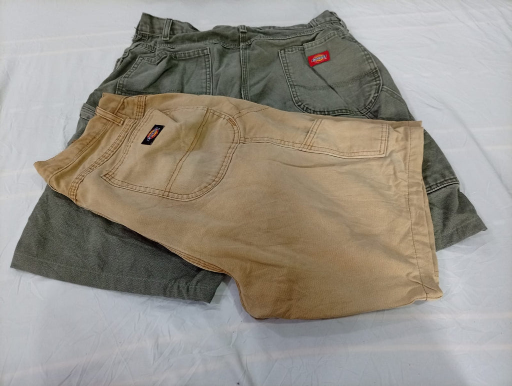 CR11023 Upcycled Dickies Double-Knee Shorts