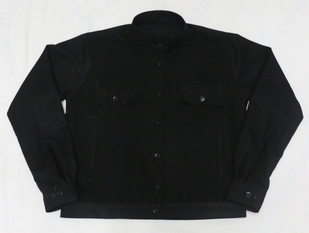 CR1866 UPCYCLED CROPPED UTILITY JACKET