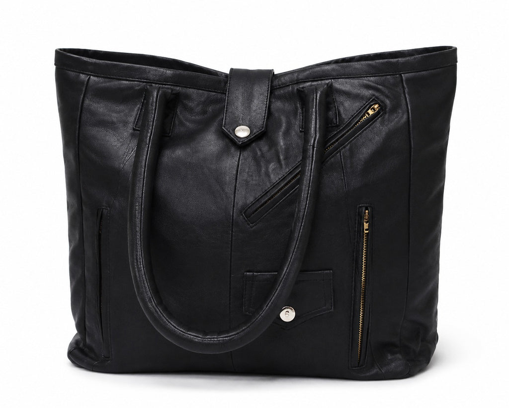 CR1919 UPCYCLED LEATHER TOTE BAG