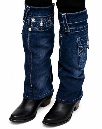CR2078 Upcycled Denim Boot Covers