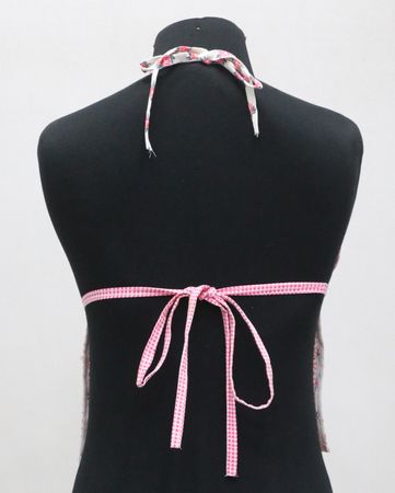 CR2133 Upcycled Halter Top