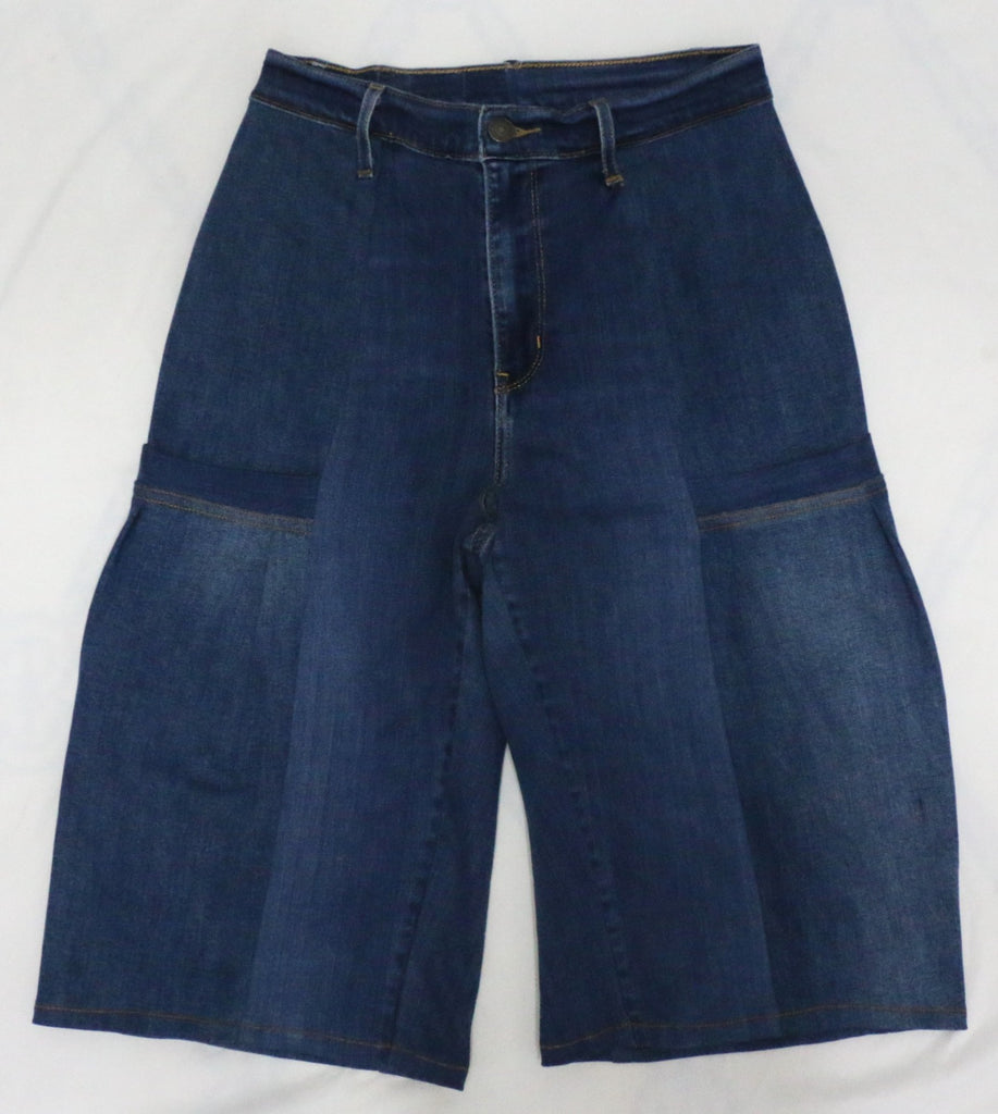 CR1877 UPCYCLED DENIM JORTS
