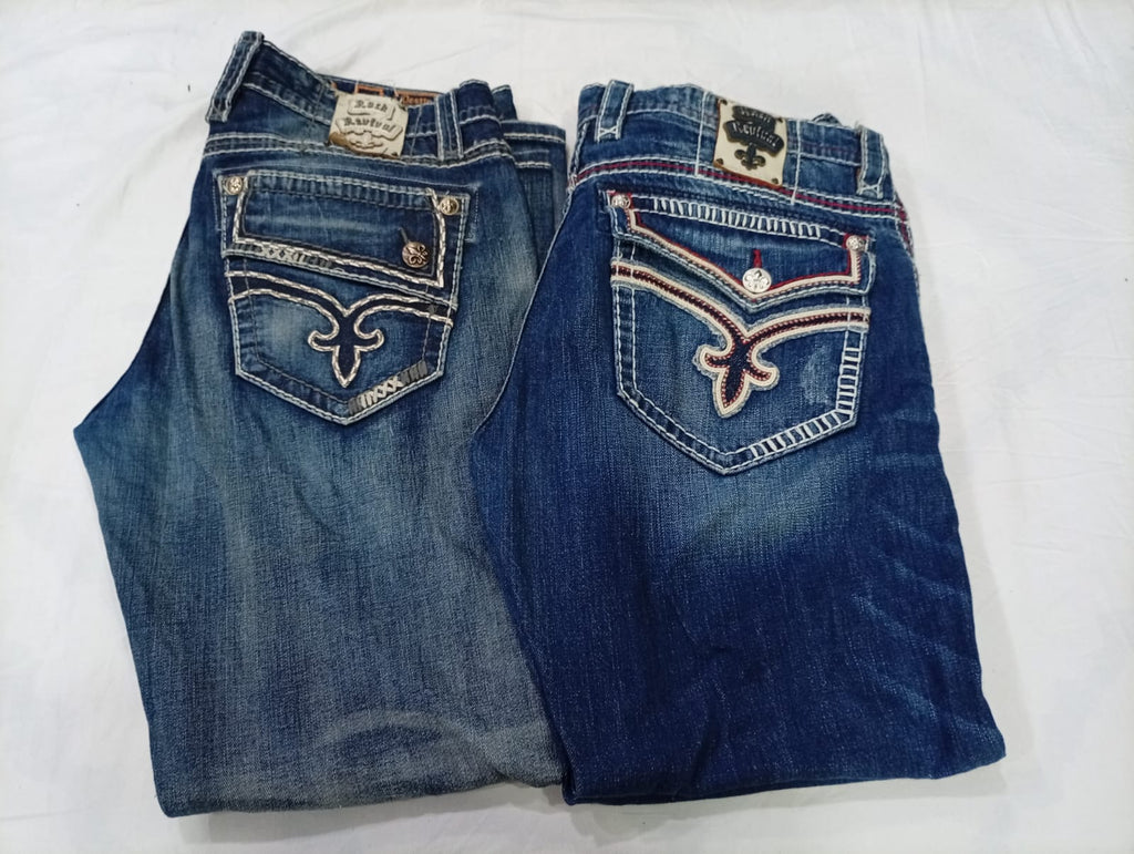 CR10375 Vintage Rock Revival Men’s Jeans Bundle