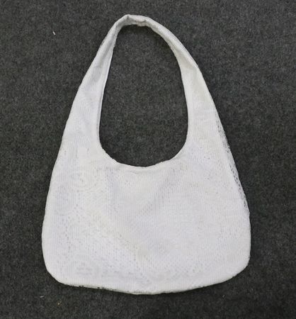 CR2093 Upcycled Lace Shoulder Bag