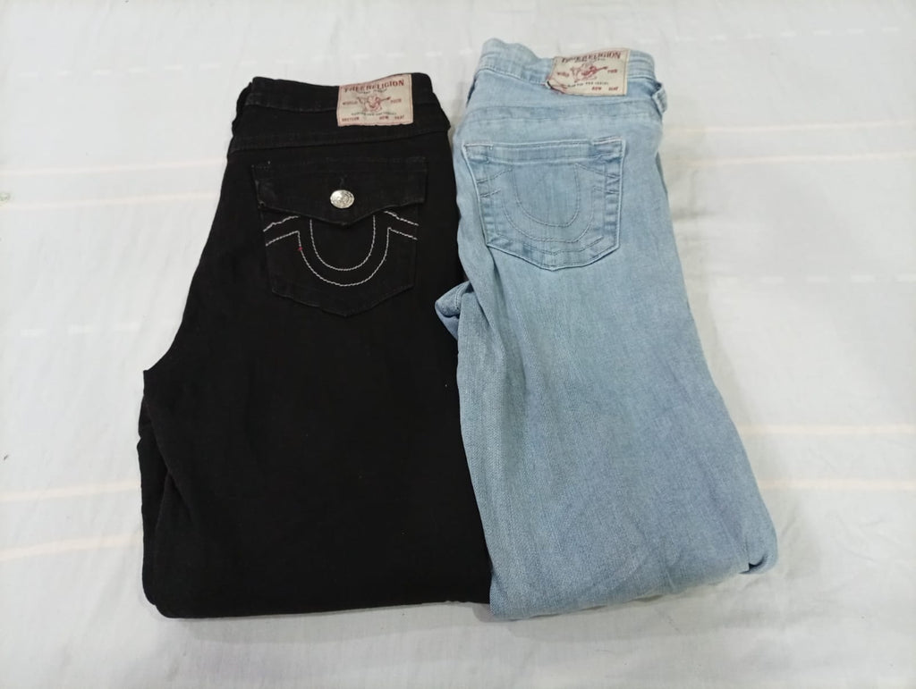 CR10559 Vintage True Religion Flare and Straight Jeans