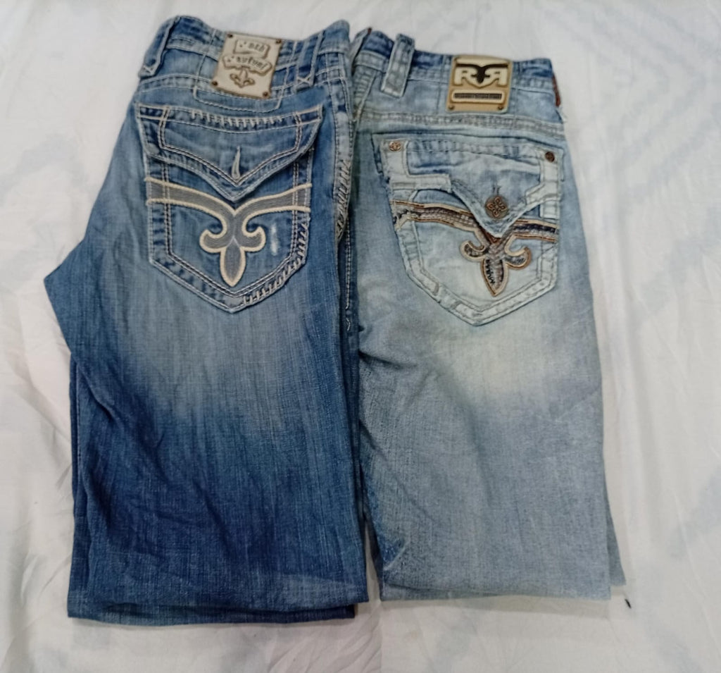 CR9808 Vintage Rock Revival Men’s Jeans