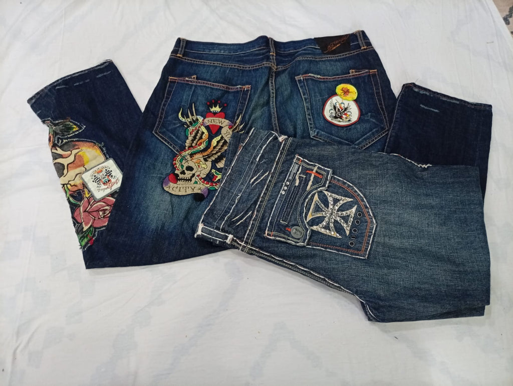 CR10187 Vintage Designer Men’s Jeans