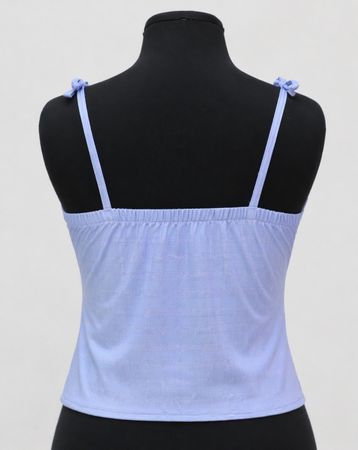 CR2113 Upcycled Button Cami Top