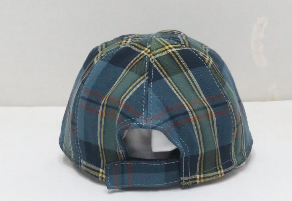 CR1490 Upcycled Plaid POLO Cap - Classic Check Pattern