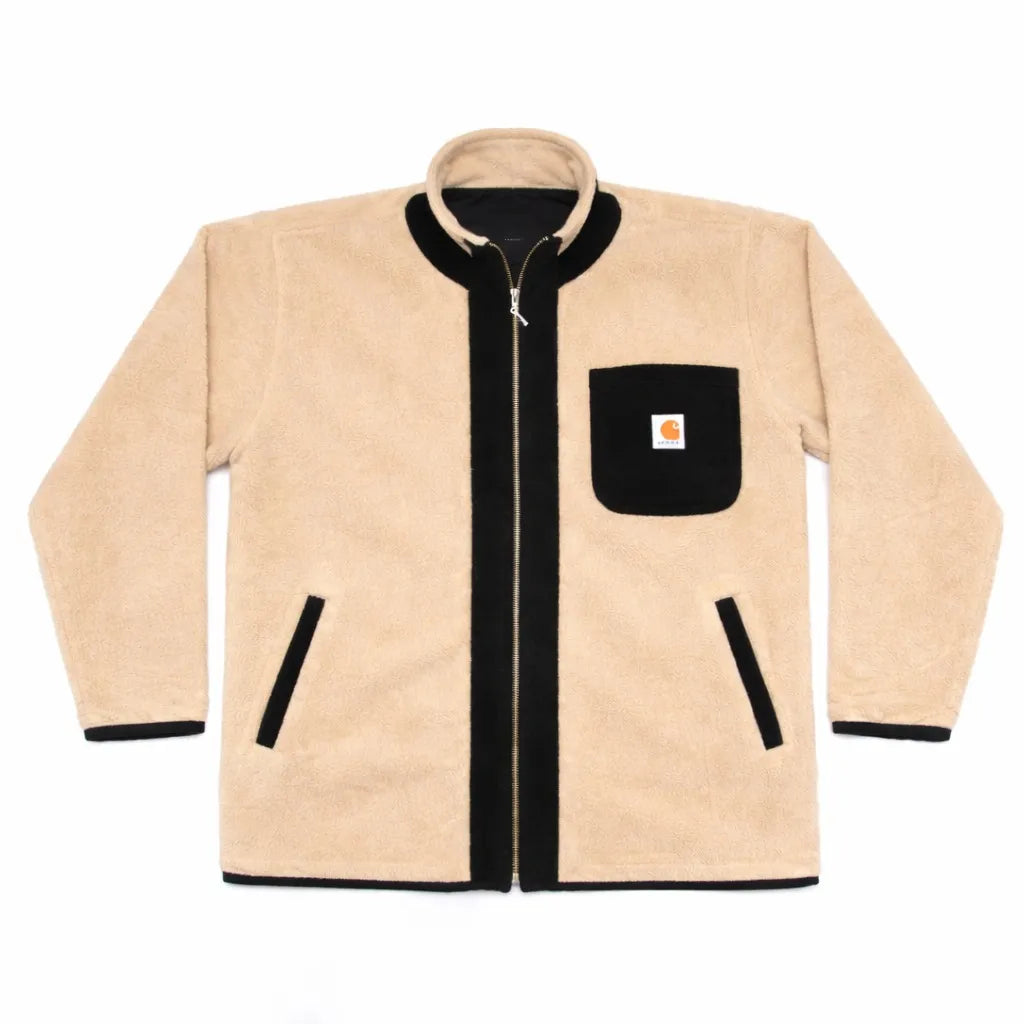 CR1135 Upcycled Utility Fleece Zip Jacket