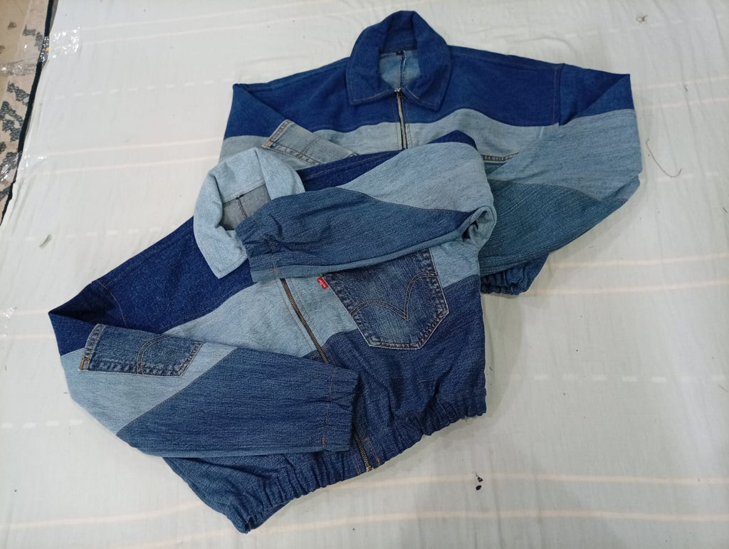 CR10546 Upcycled Levi’s Cropped Jackets
